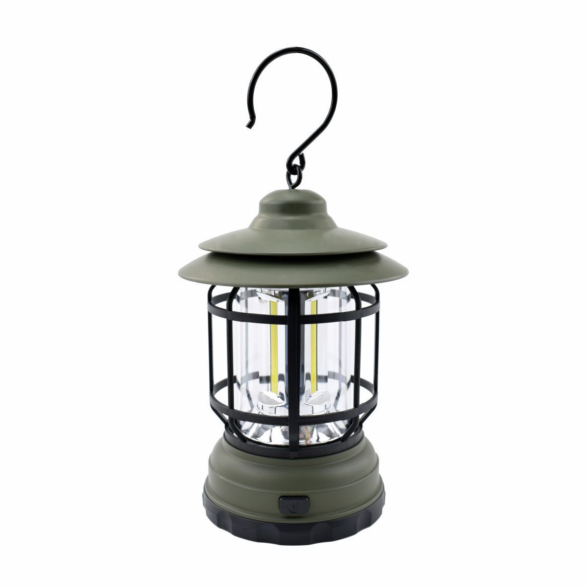 Vintage Rechargeable Rotating Camping Lantern for Ambient Lighting