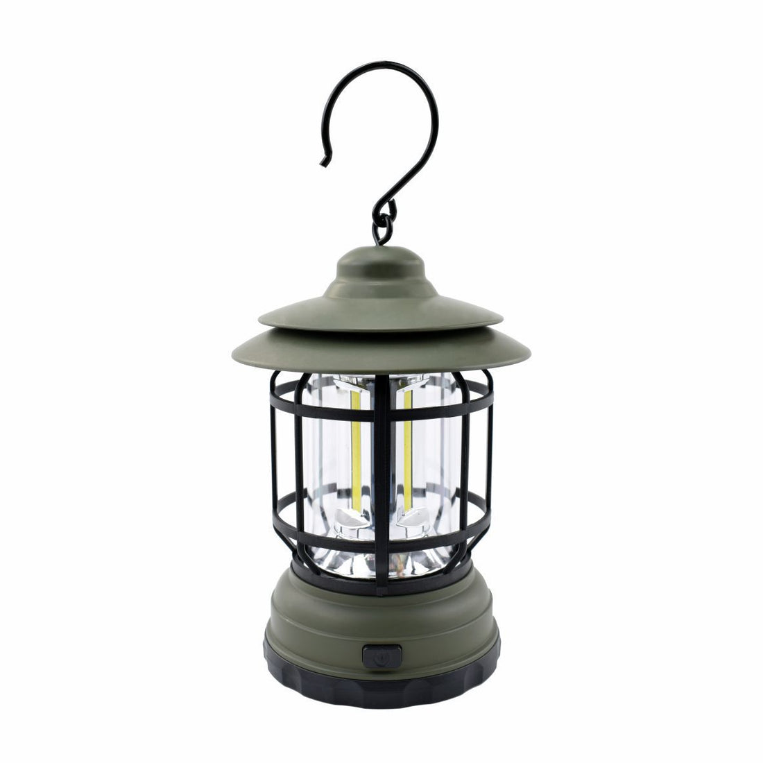 Vintage Rechargeable Rotating Camping Lantern for Ambient Lighting