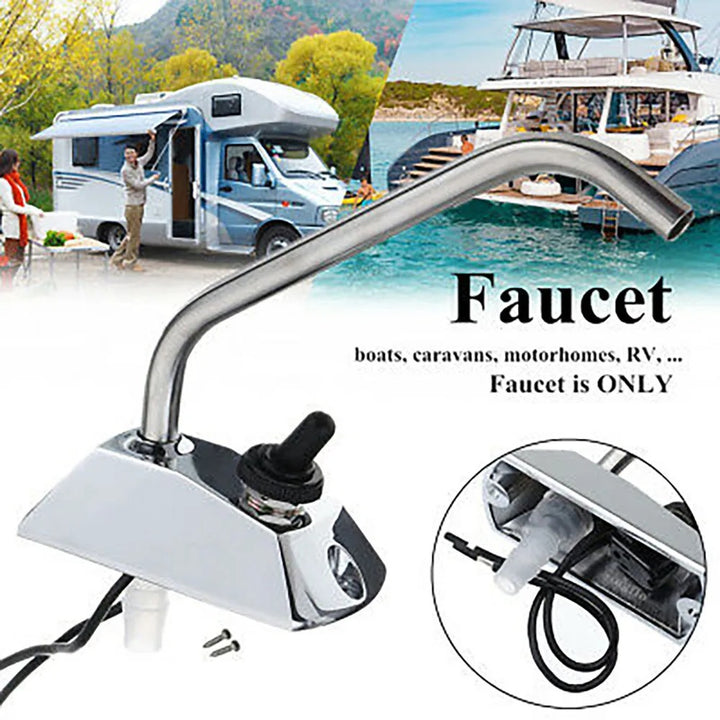 RV Rotating Faucet With Electronic Control