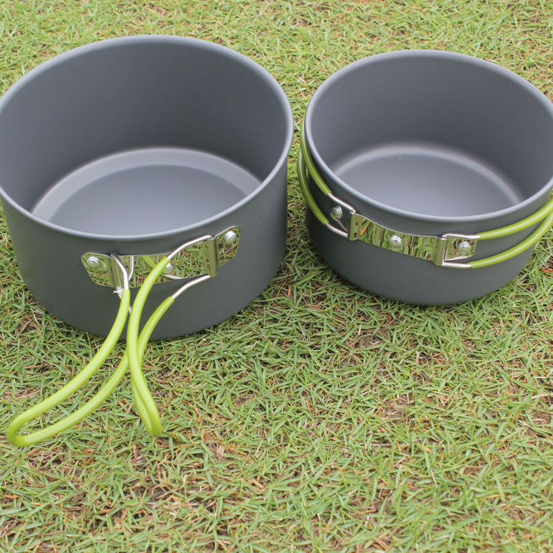 Portable Outdoor Camping Cookware Set For 2-3 People