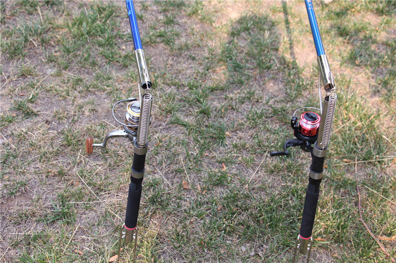 Automatic Spring Fishing Rod Set