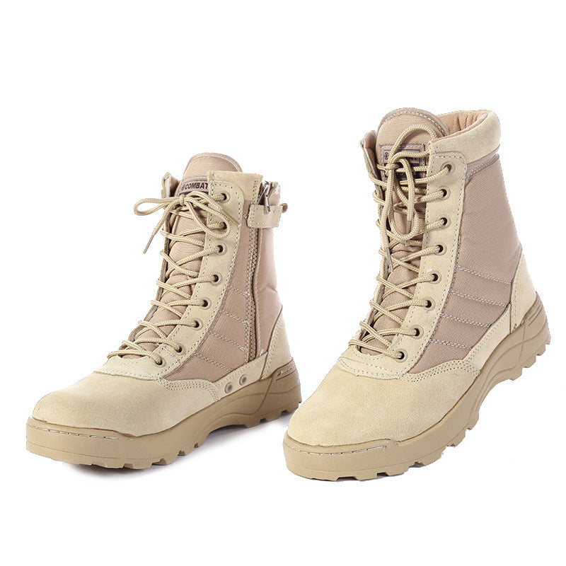 Breathable High-Top Hiking Boots for Outdoor Adventures