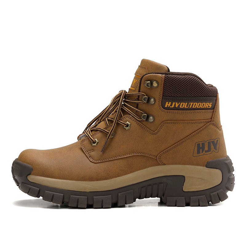 High-Top Hiking Boots for Outdoor Training Comfort