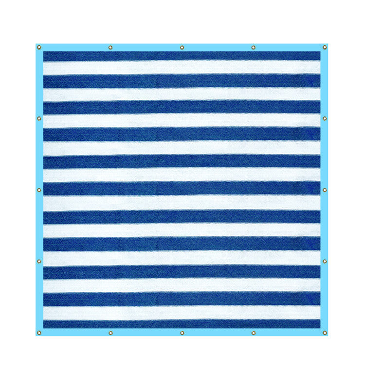 Striped Privacy Shade Net For Balcony Camping RV Pool