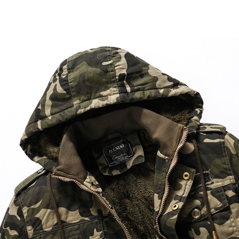 Casual Camouflage Print Men’s Outerwear Jacket