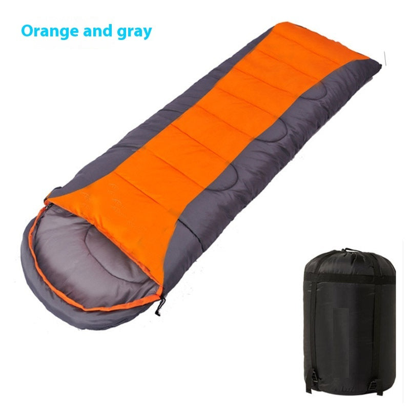 Waterproof Splicing Cotton Sleeping Bag for Four Seasons Camping