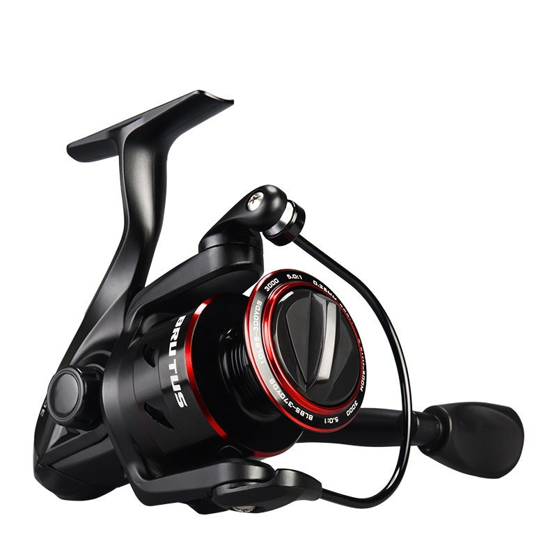 All-Metal Lure Spinning Fishing Reel & Telescopic Rod Set