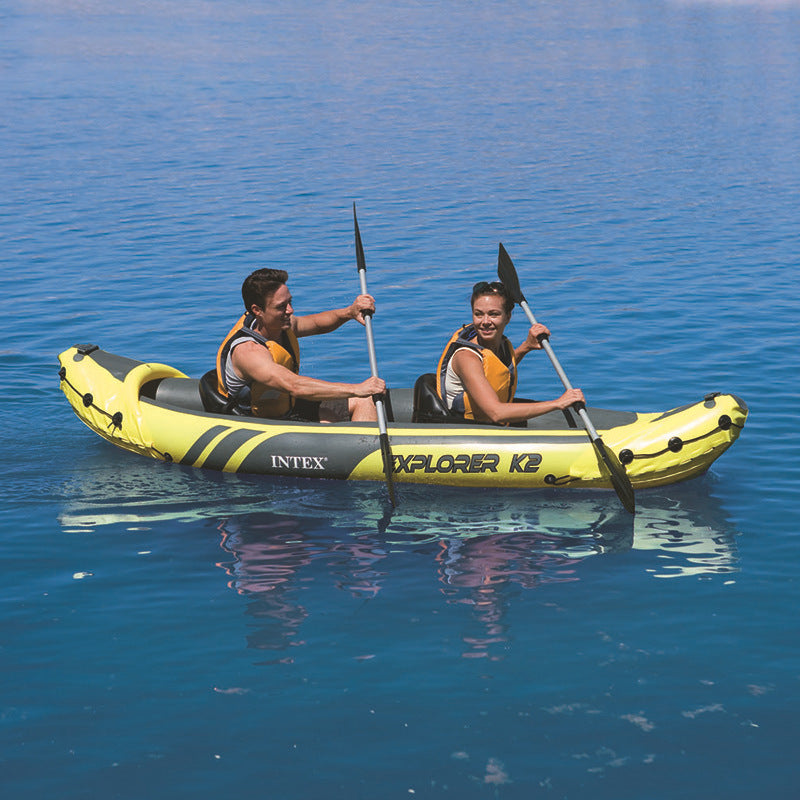 Single And Double Inflatable Fishing Kayak