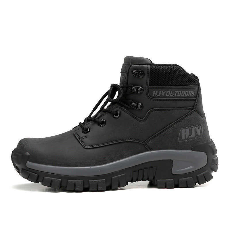 High-Top Hiking Boots for Outdoor Training Comfort