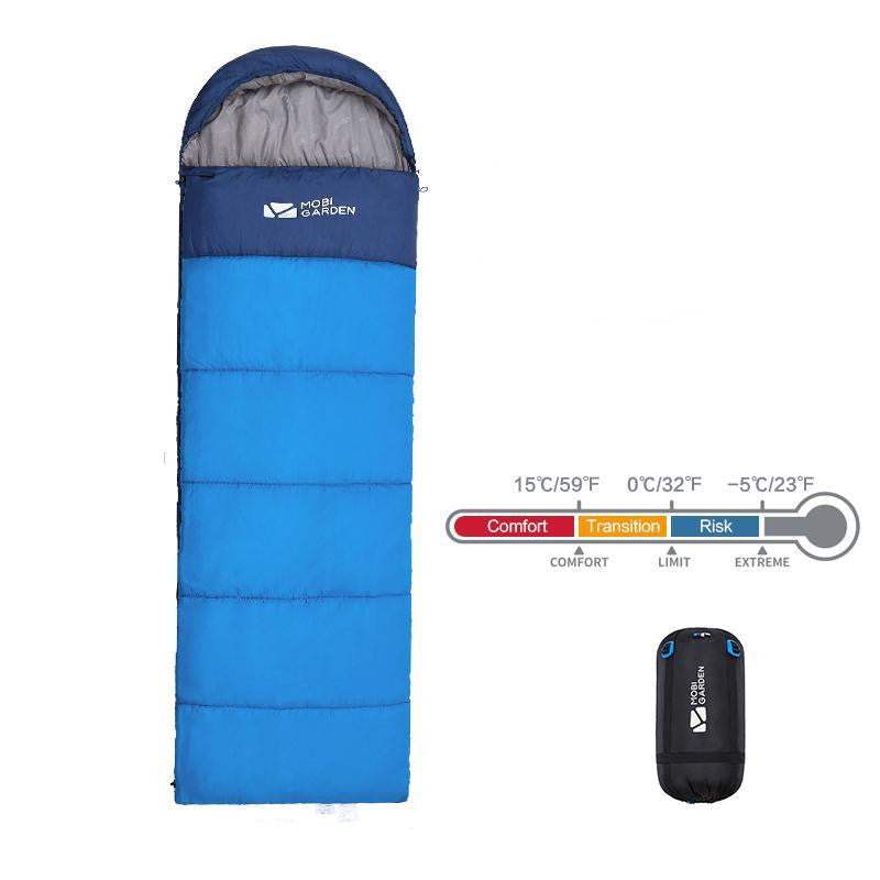 Thickened Winter Mummy Sleeping Bag for Camping