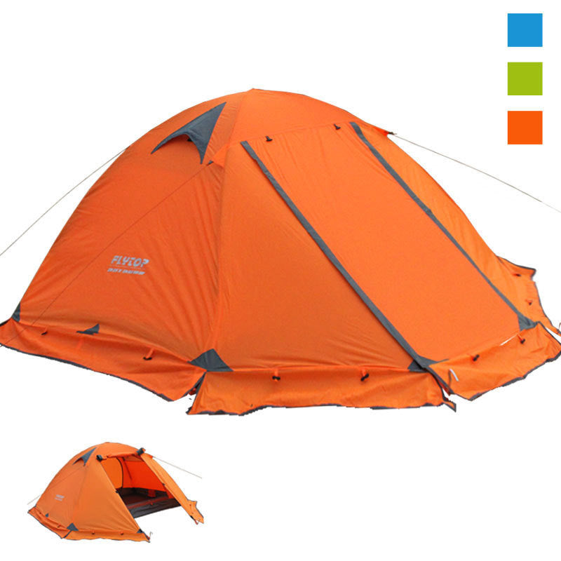 Double Aluminum Pole Storm-Resistant Camping Tent