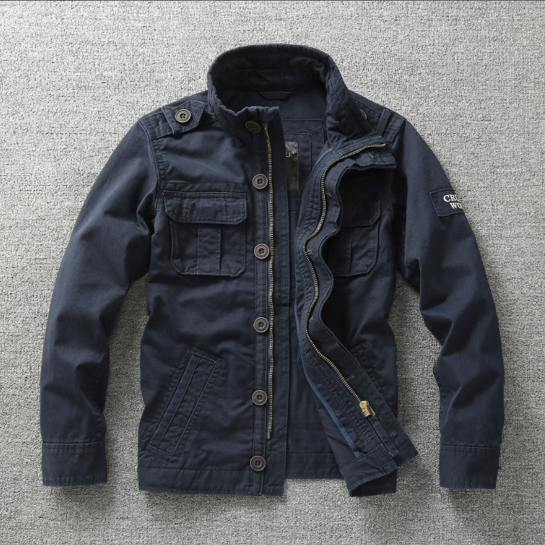 Men’s Autumn Camouflage Work Jacket for Outdoor Wear