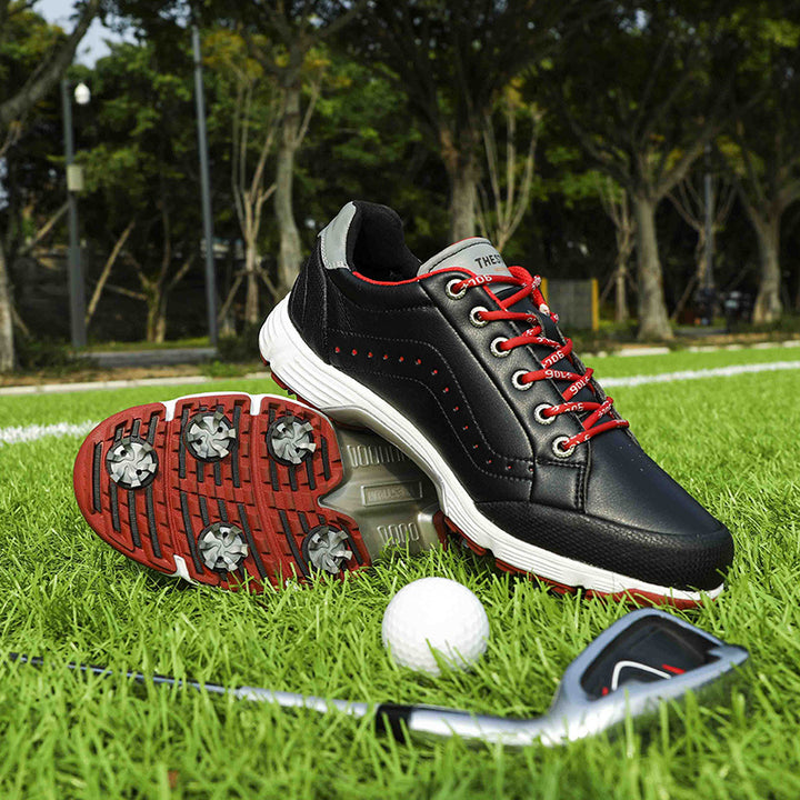 Plus Size Spiked Men’s Golf Shoes for Stability