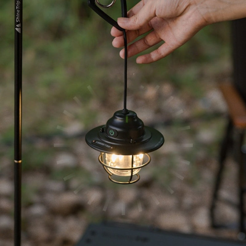 Shanqu Pine Cone Camping Lantern Chandelier for Outdoors