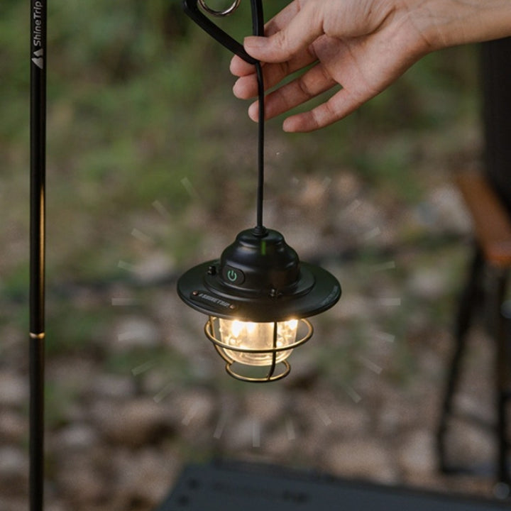 Shanqu Pine Cone Camping Lantern Chandelier for Outdoors