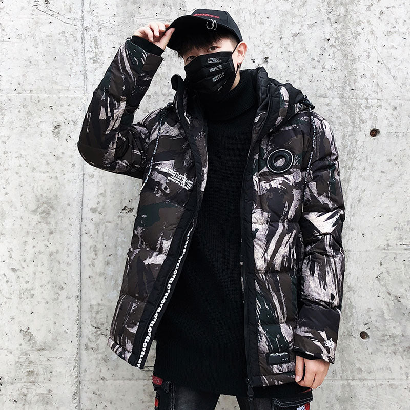 Camouflage Cotton Jacket for Outdoor Style