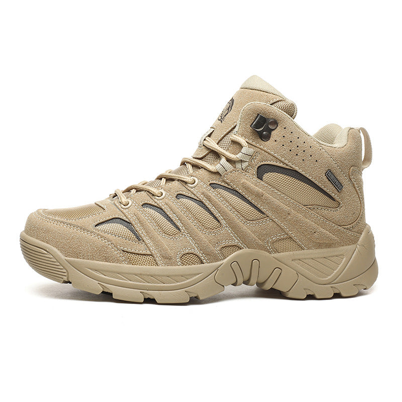 Men’s High-Top Martin Hiking Boots for Outdoors