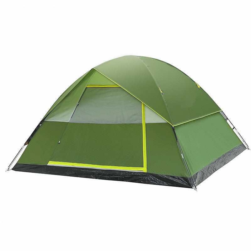 Double-Layer Waterproof Sunshade Camping Tent for Outdoors