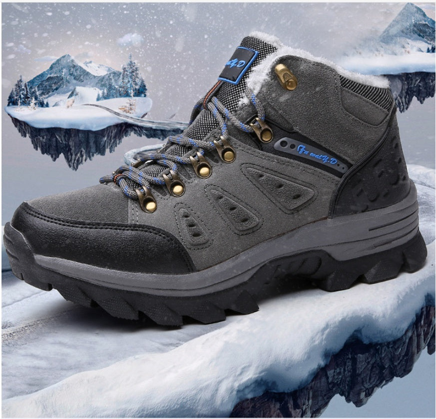 Warm Insulated Snow Boots for Outdoor Hiking