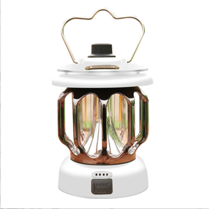 Portable LED Retro Horse Camping Lantern for Outdoor Use