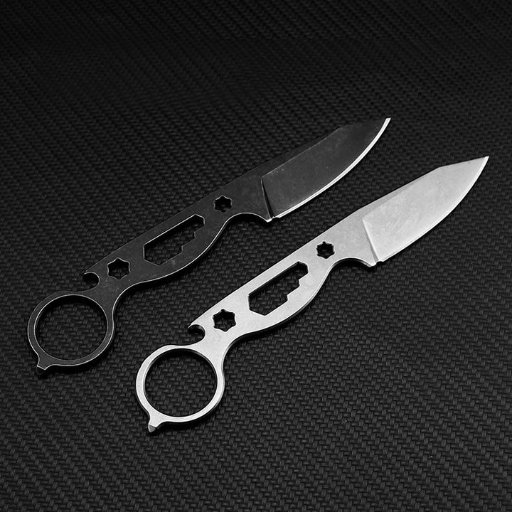 Small Straight Blade Survival Hunting Pocket Knife