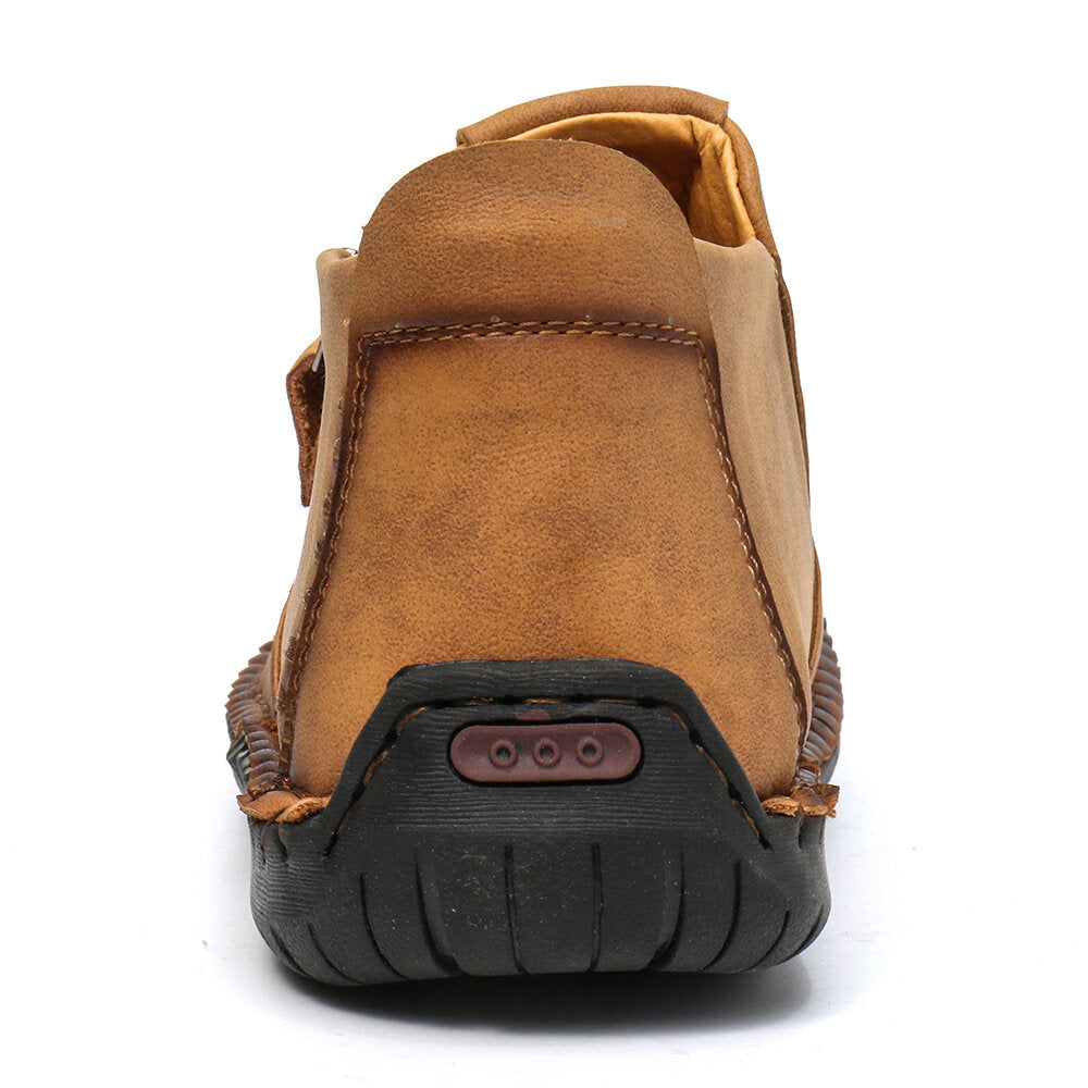 Men’s Zipper Ankle Hiking Boots for Outdoor Comfort