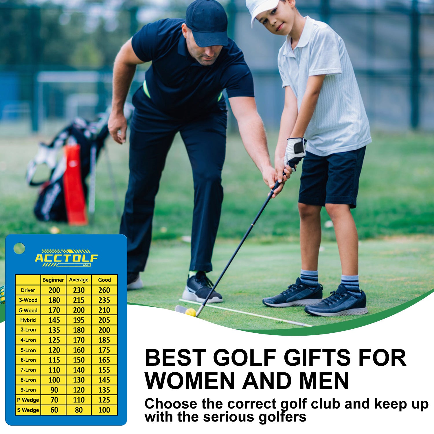 2PCs Golf Clubs Score Card Accessories
