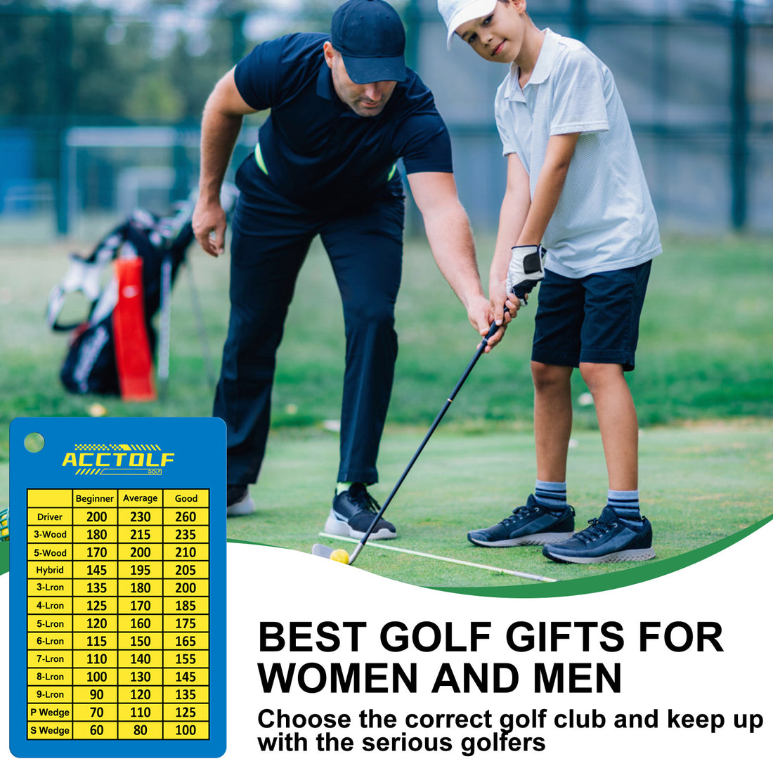 2PCs Golf Clubs Score Card Accessories