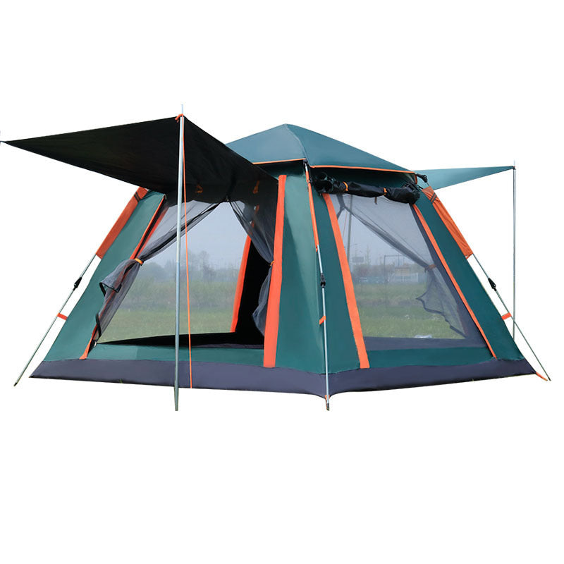 Double-Layer Waterproof Sunshade Outdoor Camping Tent