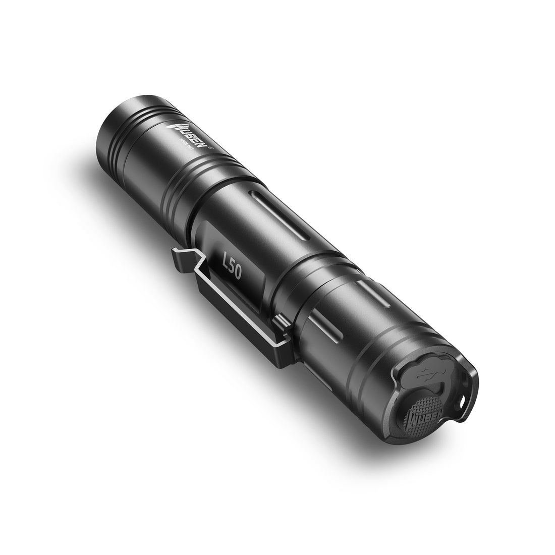 USB Rechargeable High-Brightness Camping Flashlight for Outdoor Use