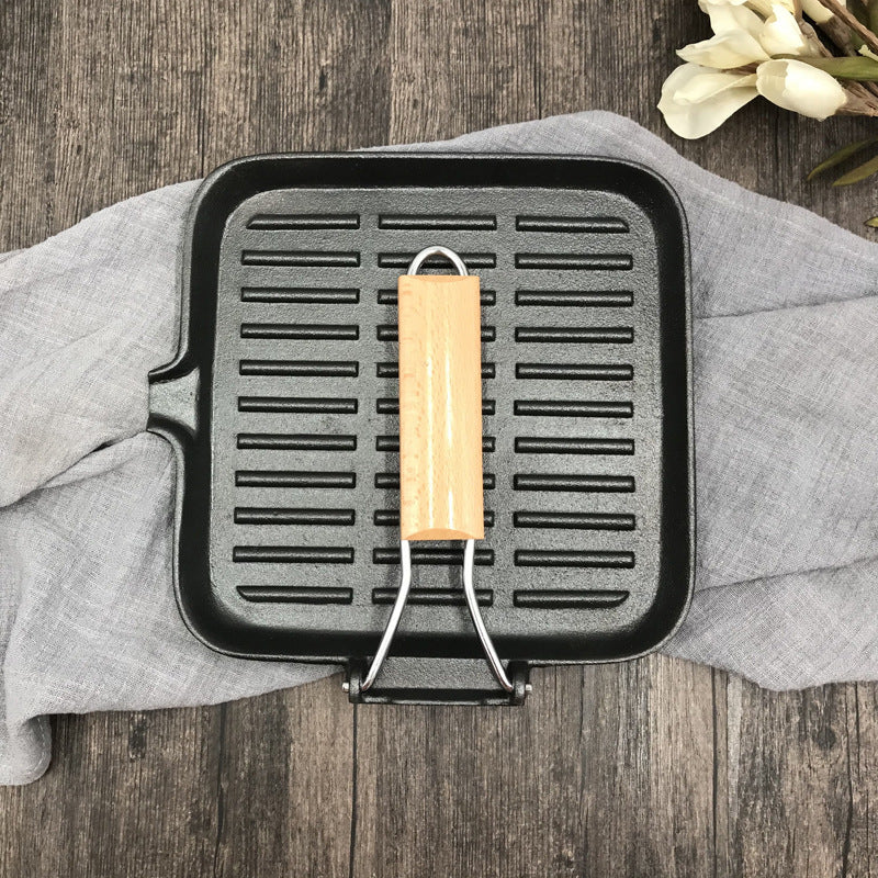 Cast Iron Folding Skillet for Camping and Outdoor Cooking