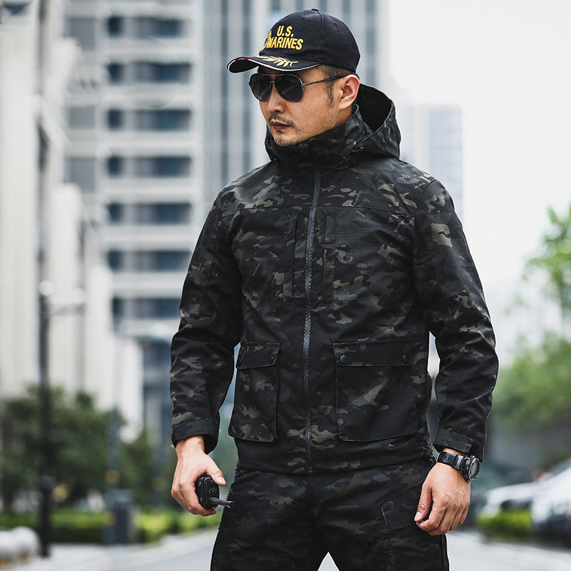 Simple Fashion Men’s Outdoor Camouflage Jacket