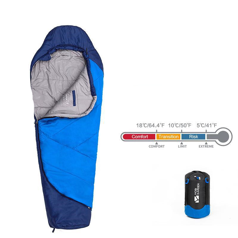 Thickened Winter Mummy Sleeping Bag for Camping
