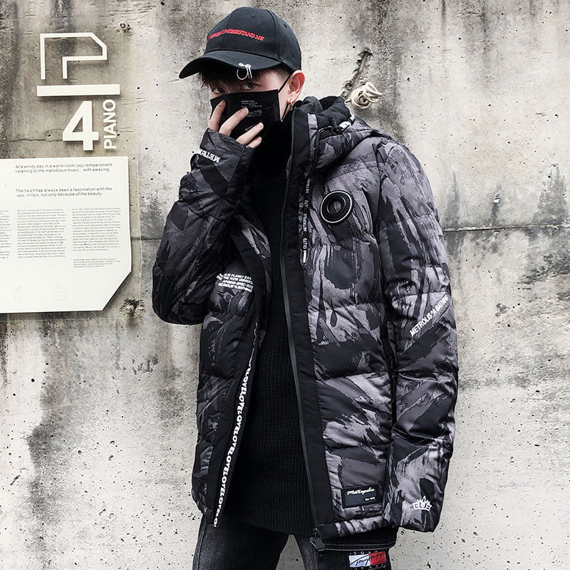 Camouflage Cotton Jacket for Outdoor Style