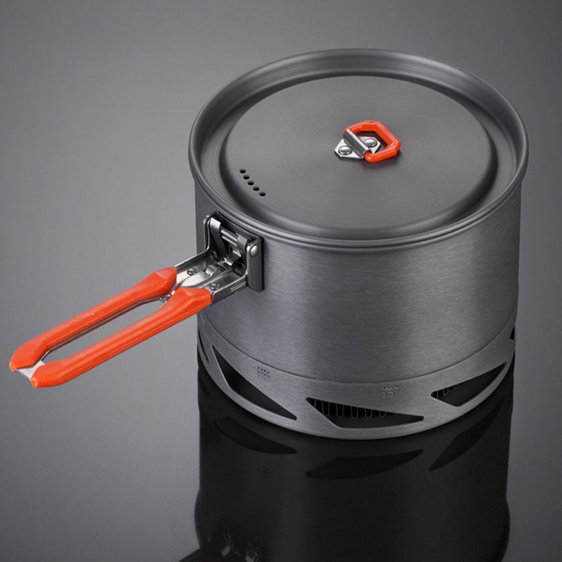 Alumina Heat-Exchange Camping Cookware Set for Outdoor Use