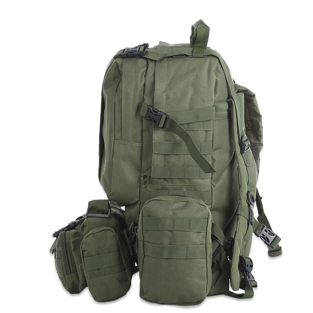50L Waterproof Tactical MOLLE Hiking Backpack for Outdoor Travel