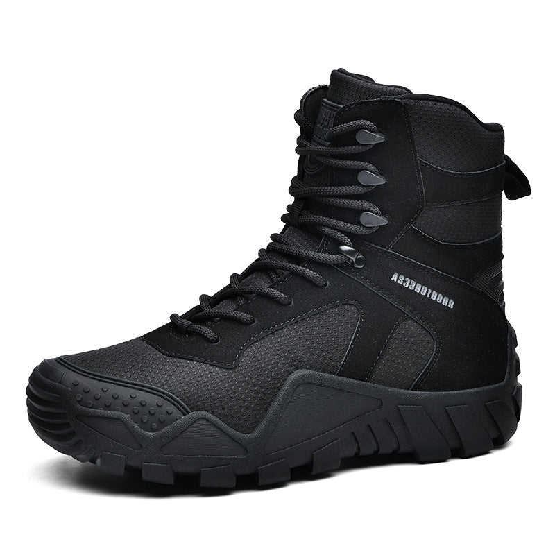 Tactical High-Top Outdoor Hiking Boots for Adventure