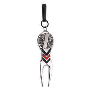 Golf Green Repair Tool Fork with Ball Marker
