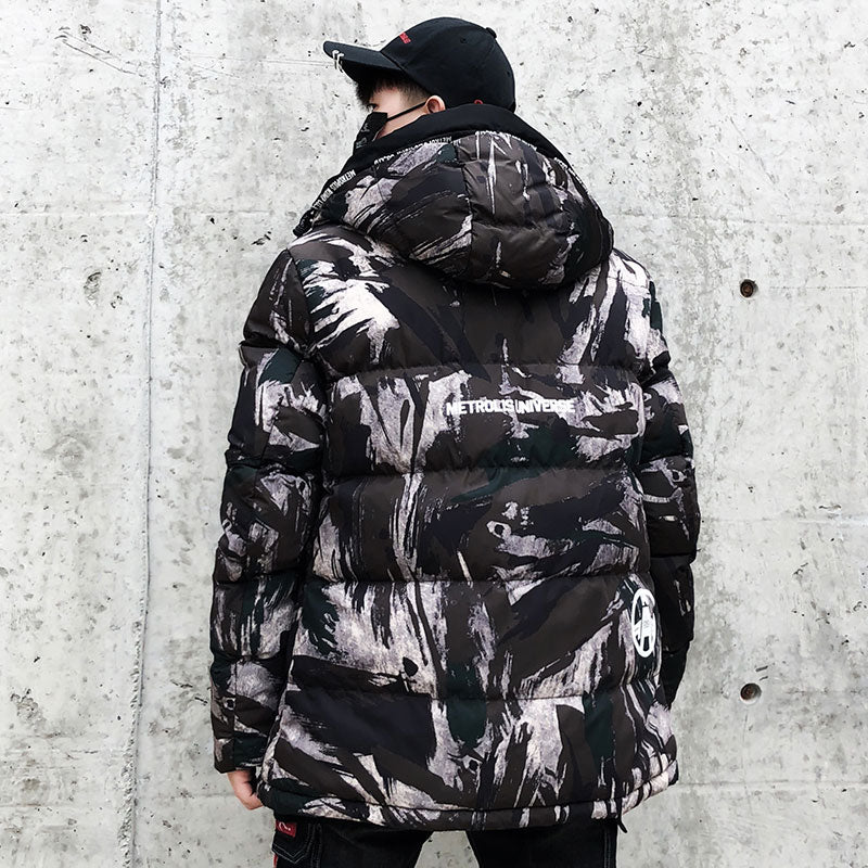 Camouflage Cotton Jacket for Outdoor Style
