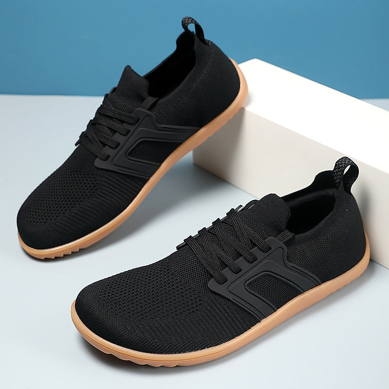 Wide-Fit Barefoot Style Hiking Boots for Casual Outdoor Wear