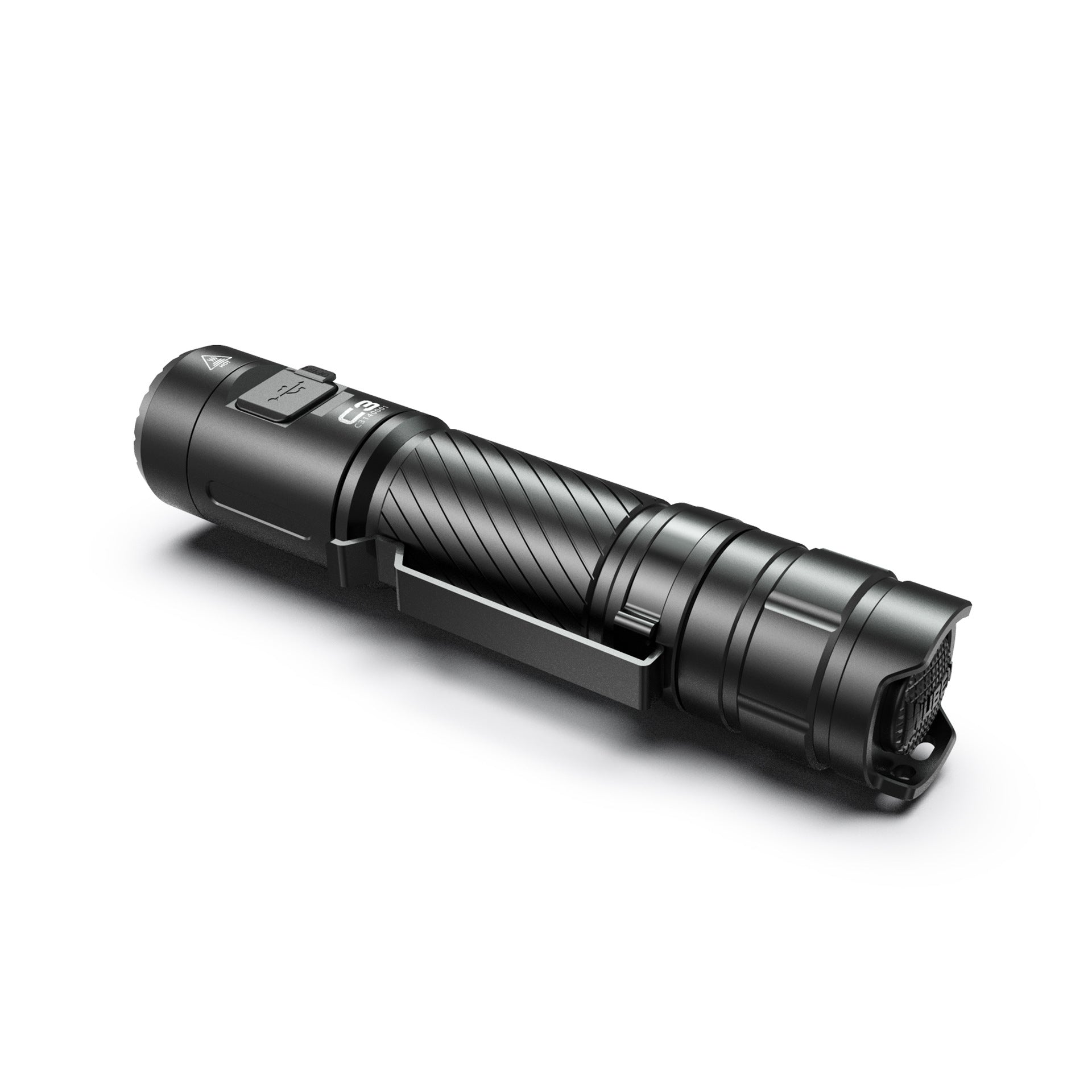 USB Rechargeable High-Brightness Camping Flashlight for Outdoor Use