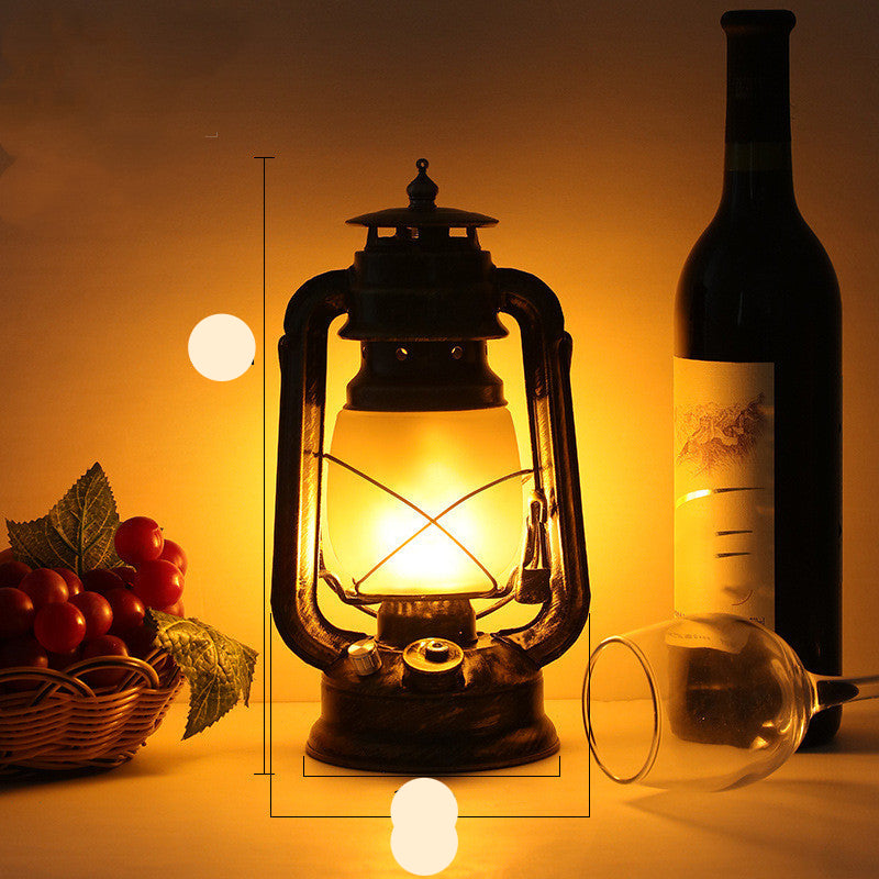 Retro Horse Kerosene Lantern for Outdoor Camping Light