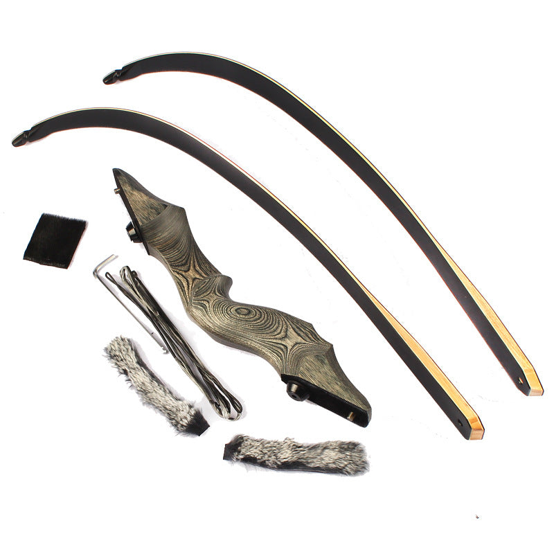 Traditional American Hunting Recurve Bow And Arrow