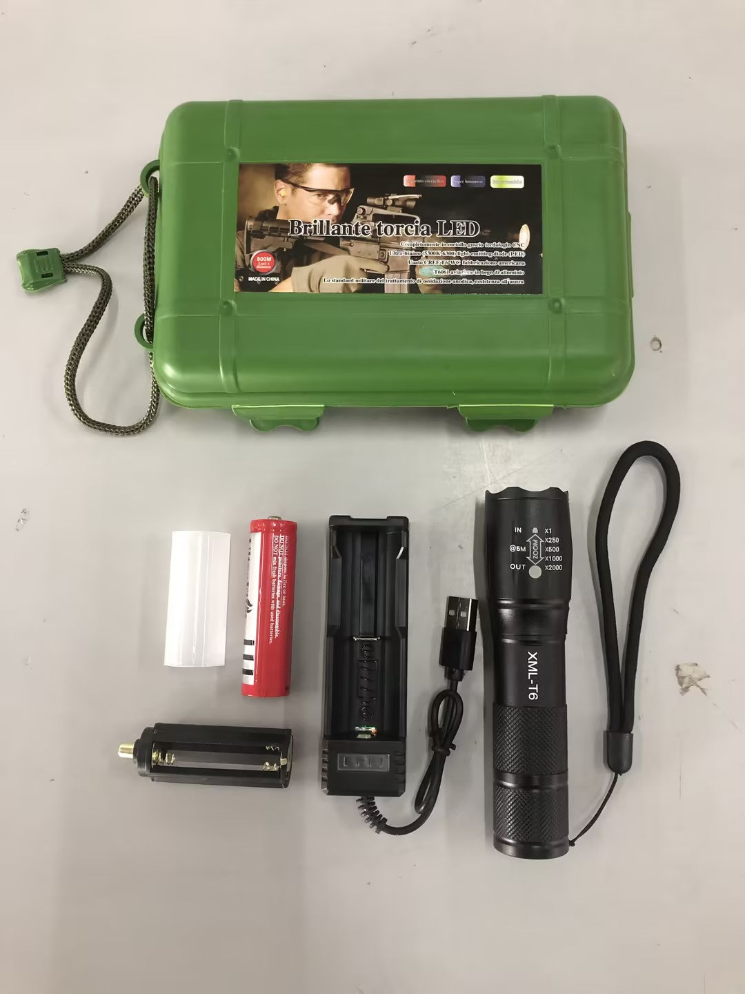 Rechargeable Tactical Super Bright Camping Flashlight