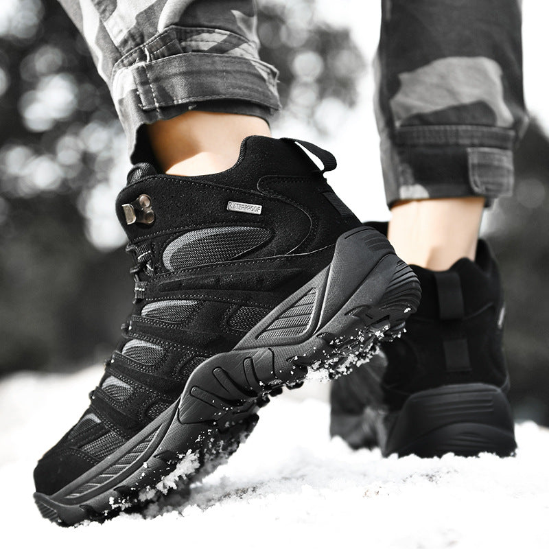 Men’s High-Top Martin Hiking Boots for Outdoors