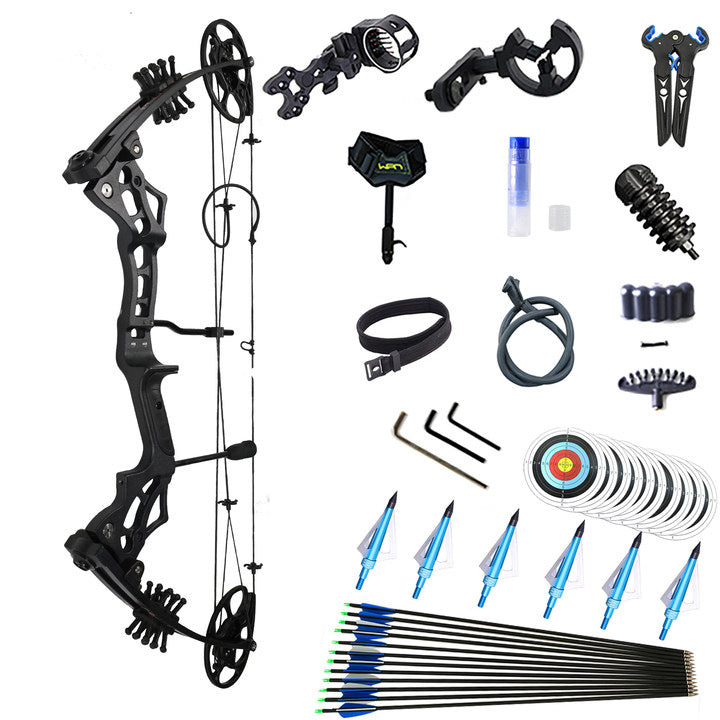 Adjustable Poundage Metal Compound Bow For Archery