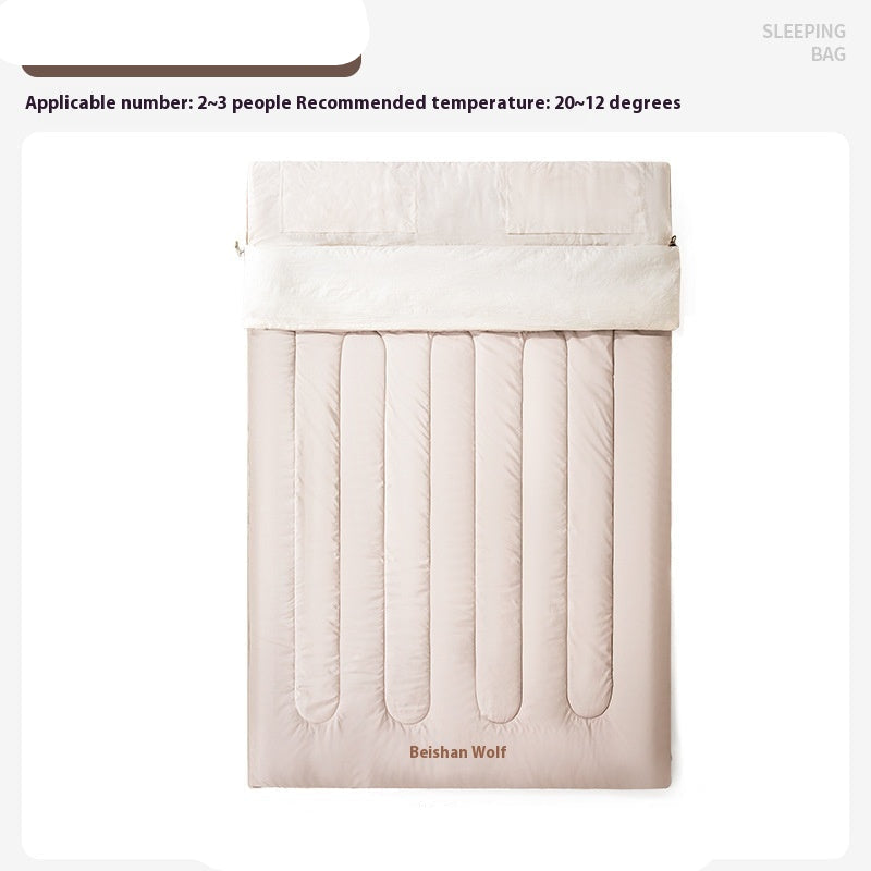 Double Thickened Outdoor Camping Sleeping Bag