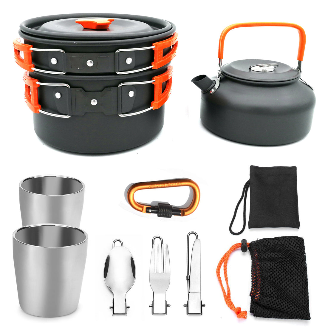 Outdoor Hiking Picnic Cookware and Cutlery Set