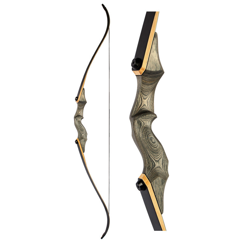 Traditional American Hunting Recurve Bow And Arrow