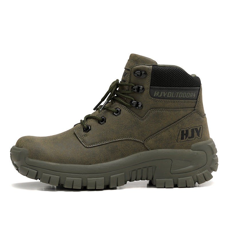 High-Top Hiking Boots for Outdoor Training Comfort